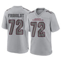 A.Cardinals #72 Hjalte Froholdt Player Gray Atmosphere Fashion Home Game CAdoa Stitched Jerseys