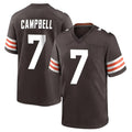 C.Browns #7 Tyson Campbell Player Brown Home Game CAdoa Stitched Jerseys
