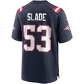 CAdoa NE.Patriots #53 Chris Slade Navy Game Retired Player Jersey