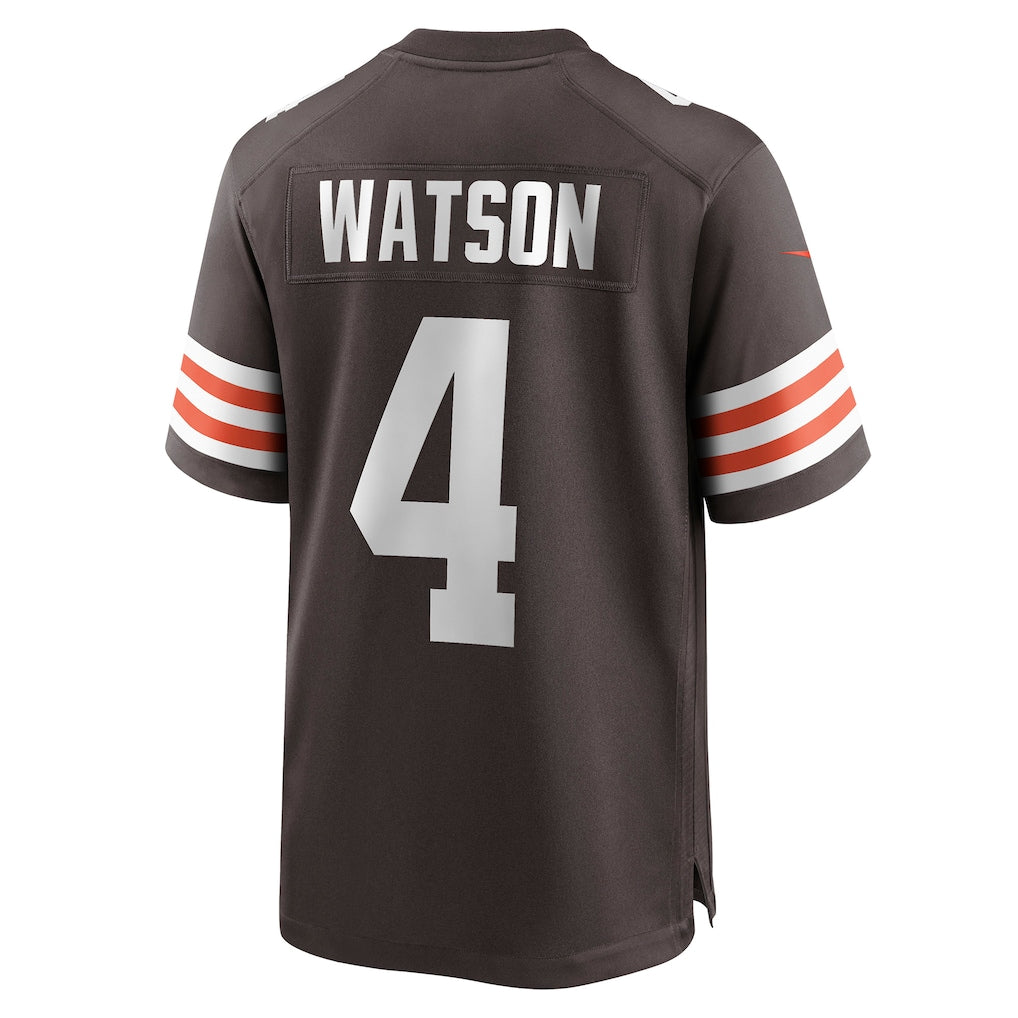 CAdoa C.Browns #4 Deshaun Watson Brown Game Jersey