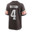 CAdoa C.Browns #4 Deshaun Watson Brown Game Jersey