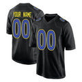 Custom LA.Rams Black Fashion Limited Home Game Any Name & Numbers CAdoa Stitched Jerseys