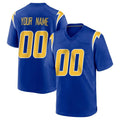 Custom LA.Chargers Royal Home Game Any Name & Numbers CAdoa Stitched Jerseys