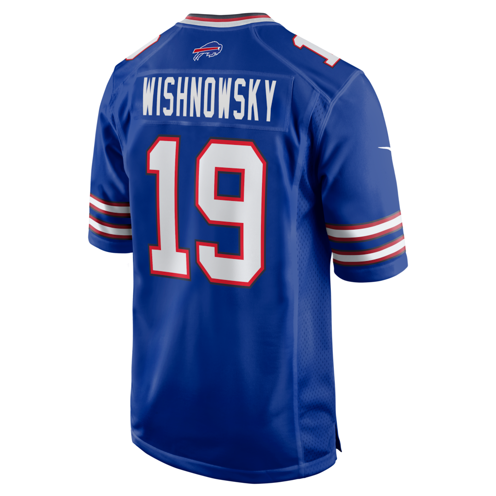 CAdoa B.Bills #19 Mitch Wishnowsky Royal Team Game Jersey
