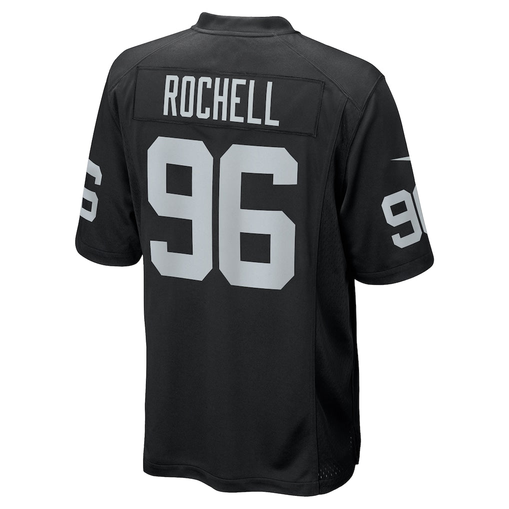 CAdoa LV.Raiders #96 Isaac Rochell Black Team Game Jersey
