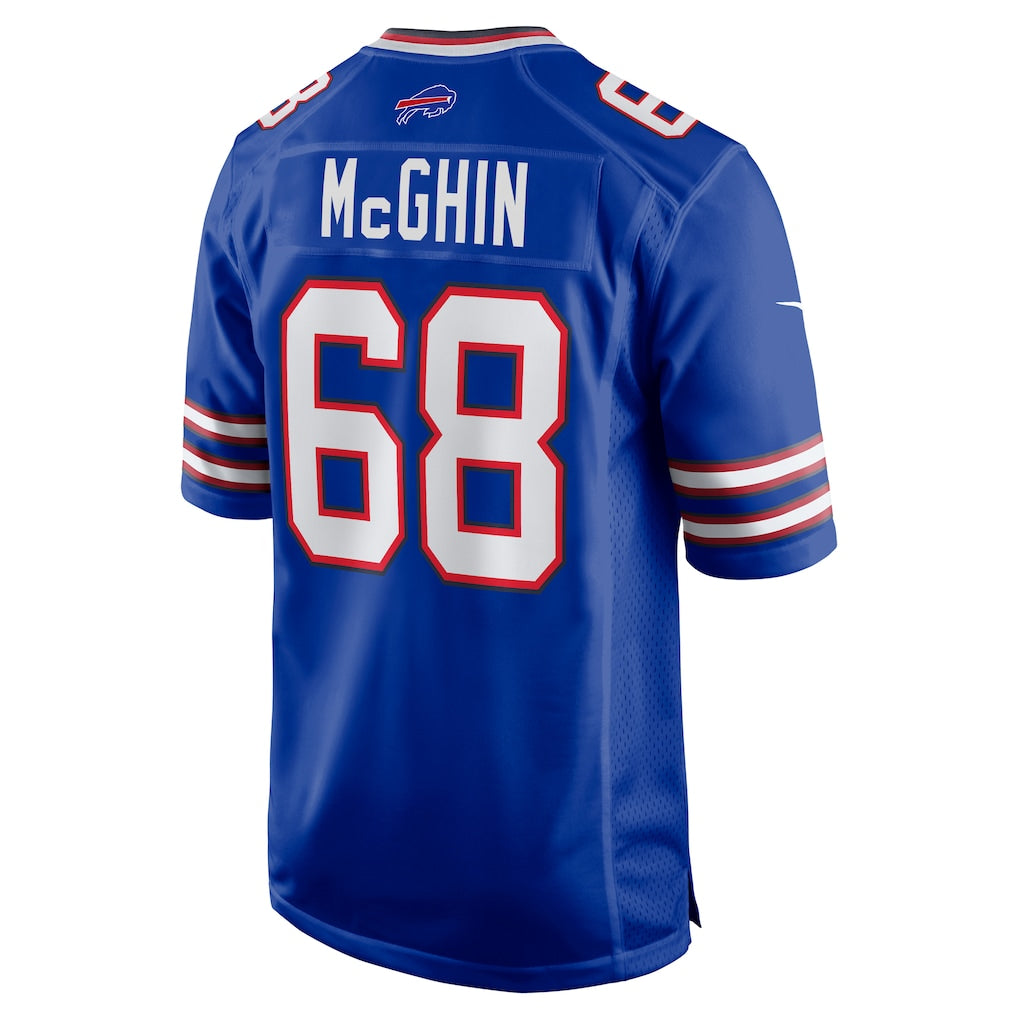 CAdoa B.Bills #68 Garrett McGhin Royal Team Game Jersey