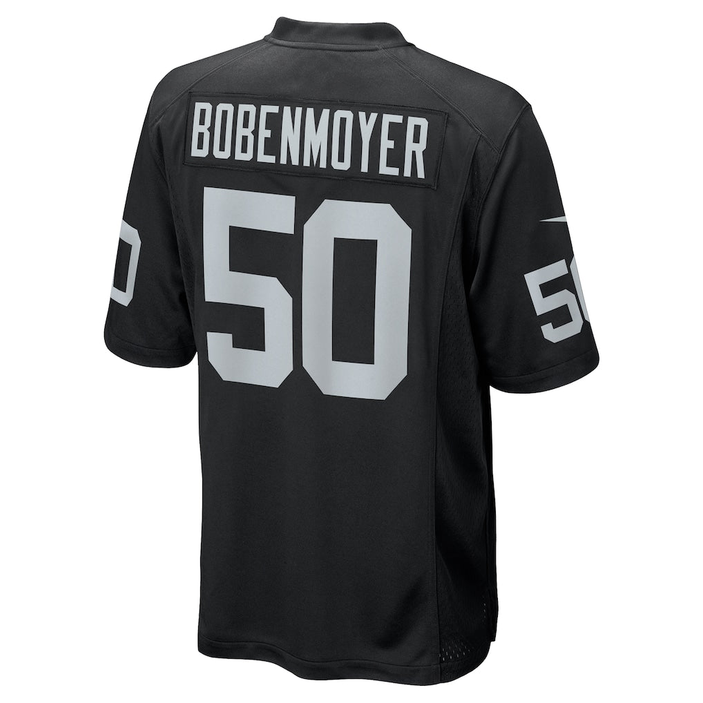 CAdoa LV.Raiders #50 Jacob Bobenmoyer Black Game Player Jersey