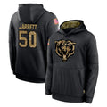 C.Bears #50 Grady Jarrett Player Black Salute to Service Pullover Hoodies Limited CAdoa Stitched Jerseys