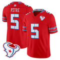 H.Texans #5 Jalen Pitre Player Red 2026 Rivalries Vapor Limited Home Game CAdoa Stitched jerseys