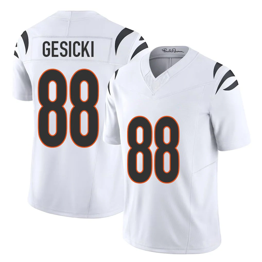 C.Bengals #88 Mike Gesicki Player White Vapor F.U.S.E. Limited Home Game CAdoa Stitched Jerseys