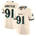 J.Jaguars #91 Arik Armstead Player Natural Limited 2026 Rivalries Collection Game CAdoa Stitched Jerseys