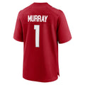 A.Cardinals #1 Kyler Murray Player Cardinal Limited Home Game beagls Stitched Jerseys