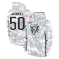 C.Bears #50 Grady Jarrett Player Arctic Camo Salute to Service Pullover Hoodies Limited CAdoa Stitched Jerseys