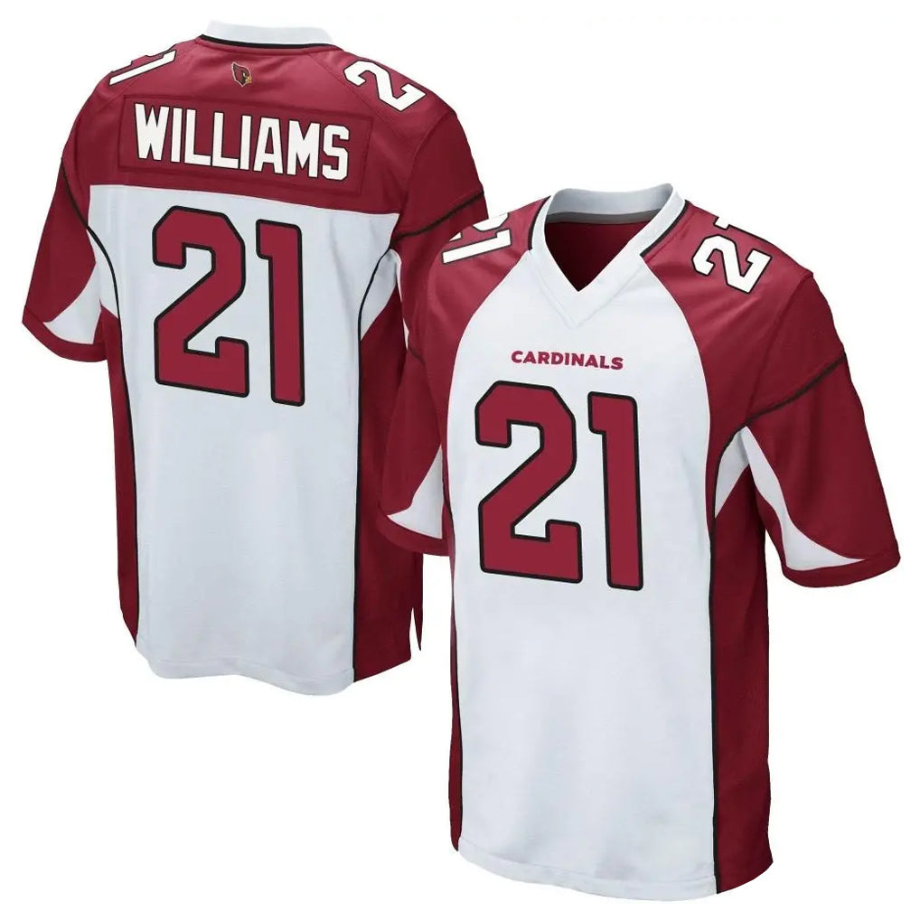 A.Cardinals #21 Garrett Williams Player White Cardinal Home Game beagls Stitched Jerseys