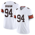 C.Browns #94 Mason Graham Player White Vapor F.U.S.E. Limited Home Game CAdoa Stitched Jerseys