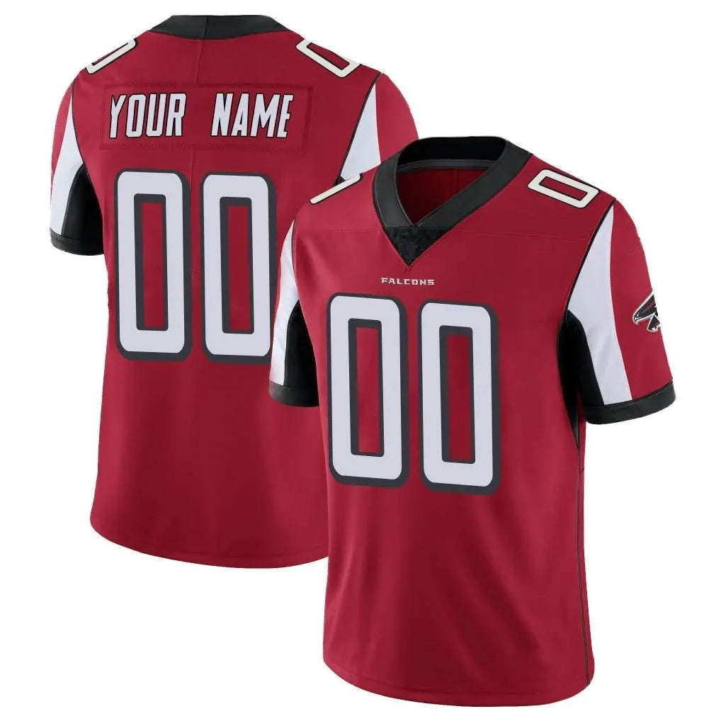 Custom A.Falcons Red Color Vapor Untouchable Limited Home Game Any Name & Numbers CAdoa Stitched Jerseys