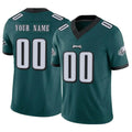 Custom P.Eagles Team Color Green Limited Vapor F.U.S.E. Home Game Any Name & Numbers CAdoa Stitched Jerseys