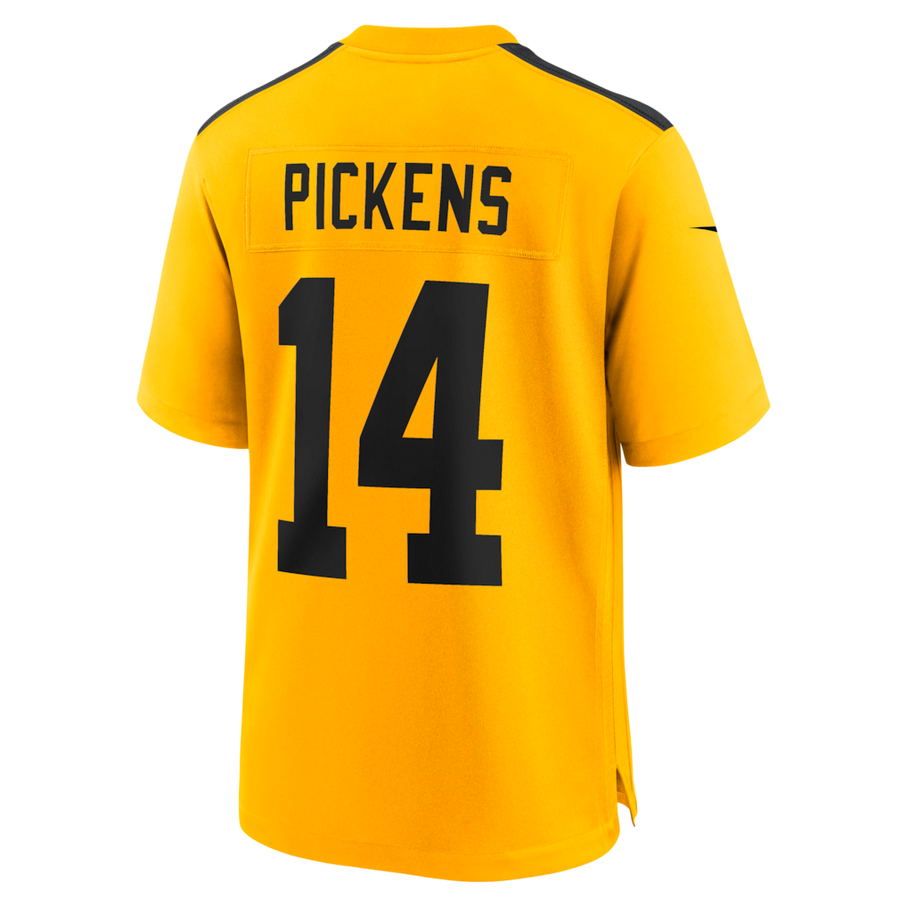 CAdoa P.Steelers #14 George Pickens Gold Alternate Game Jersey