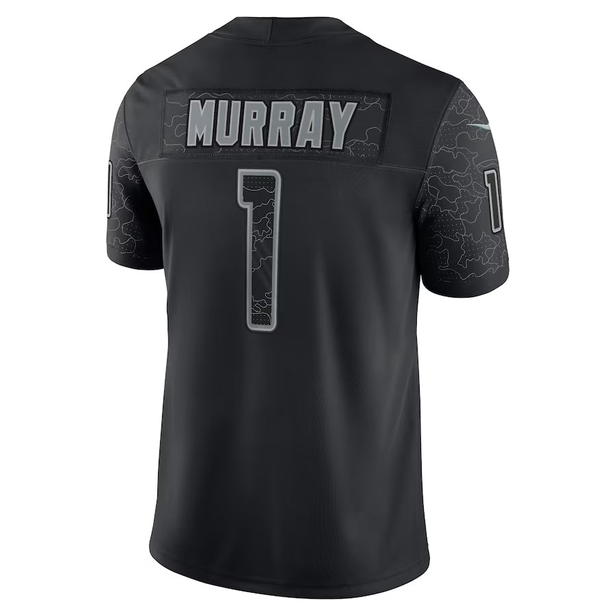 A.Cardinals #1 Kyler Murray Player Black RFLCTV Limited Home Game beagls Stitched Jerseys