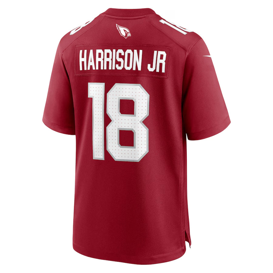 A.Cardinals #18 Marvin Harrison Jr. Player Cardinal Game beagls Stitched Jerseys