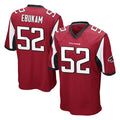 A.Falcons #52 Samson Ebukam Player Red Color Vapor Home Game CAdoa Stitched Jerseys