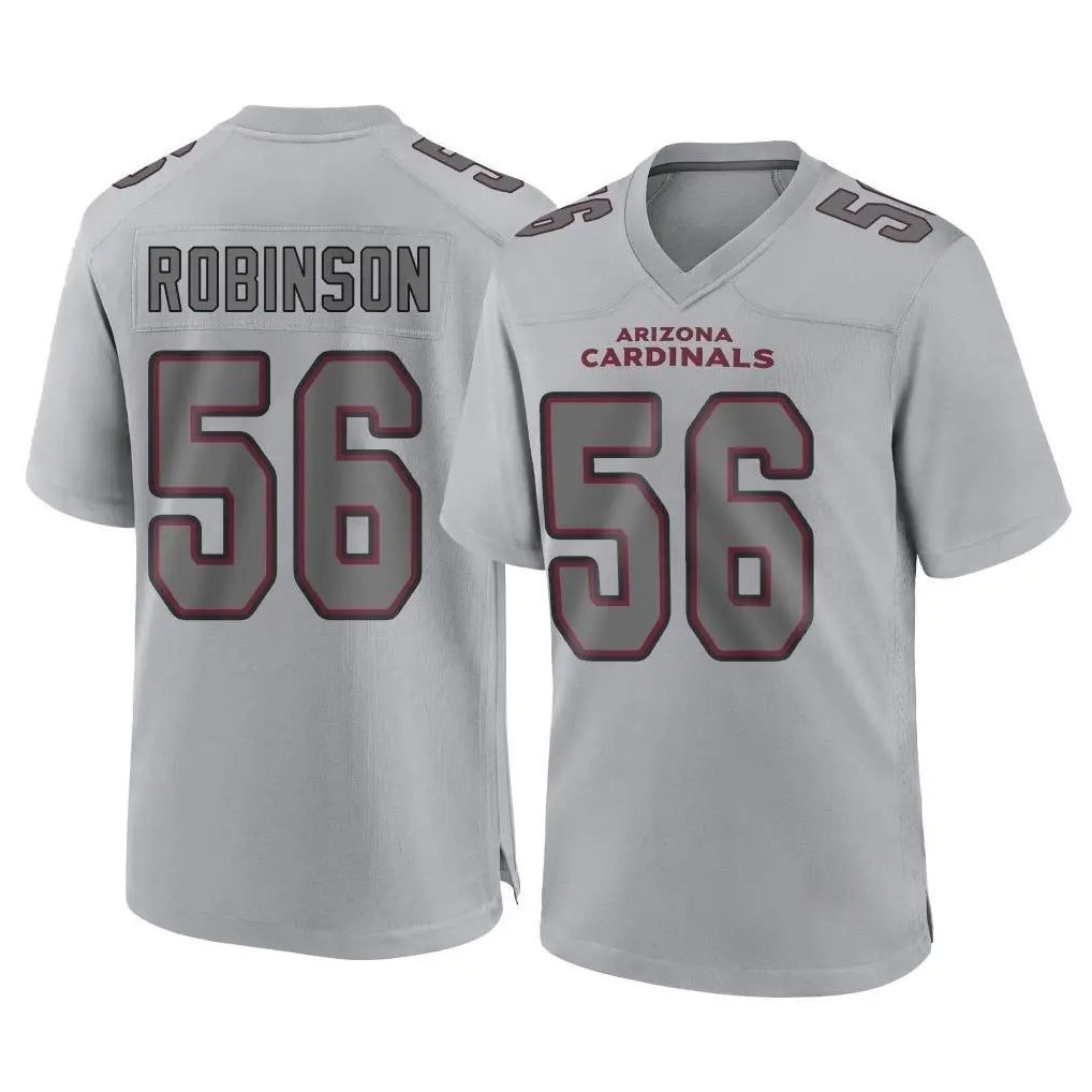 A.Cardinals #56 Darius Robinson Player Gray Atmosphere Fashion Home Game CAdoa Stitched Jerseys