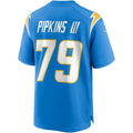CAdoa LA.Chargers #79 Trey Pipkins III Powder Blue Game Jersey