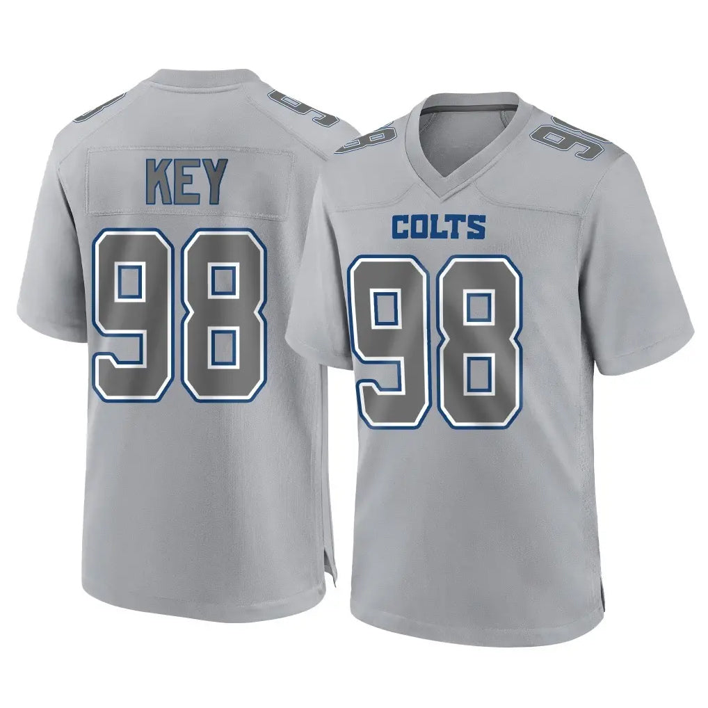 IN.Colts #98 Arden Key Player Gray Atmosphere Fashion Home Game CAdoa Stitched Jerseys