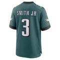 CAdoa P.Eagles #3 Nolan Smith Midnight Green Team Game Jersey