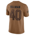 A.Cardinals #40 Pat Tillman Player Brown Salute To Service Limited beagls Stitched Jerseys