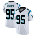 C.Panthers #95 Derrick Brown Player White Vapor Untouchable Limited Game CAdoa Stitched Jerseys