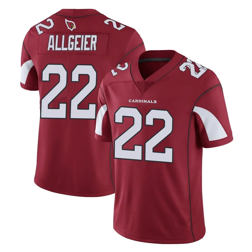 A.Cardinals #22 Tyler Allgeier Player Cardinal Vapor Limited Home Game  CAdoa Stitched Jerseys