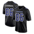 D.Cowboys #86 Luke Schoonmaker Player Carbon Black Fashion Home Game CAdoa Stitched Jerseys