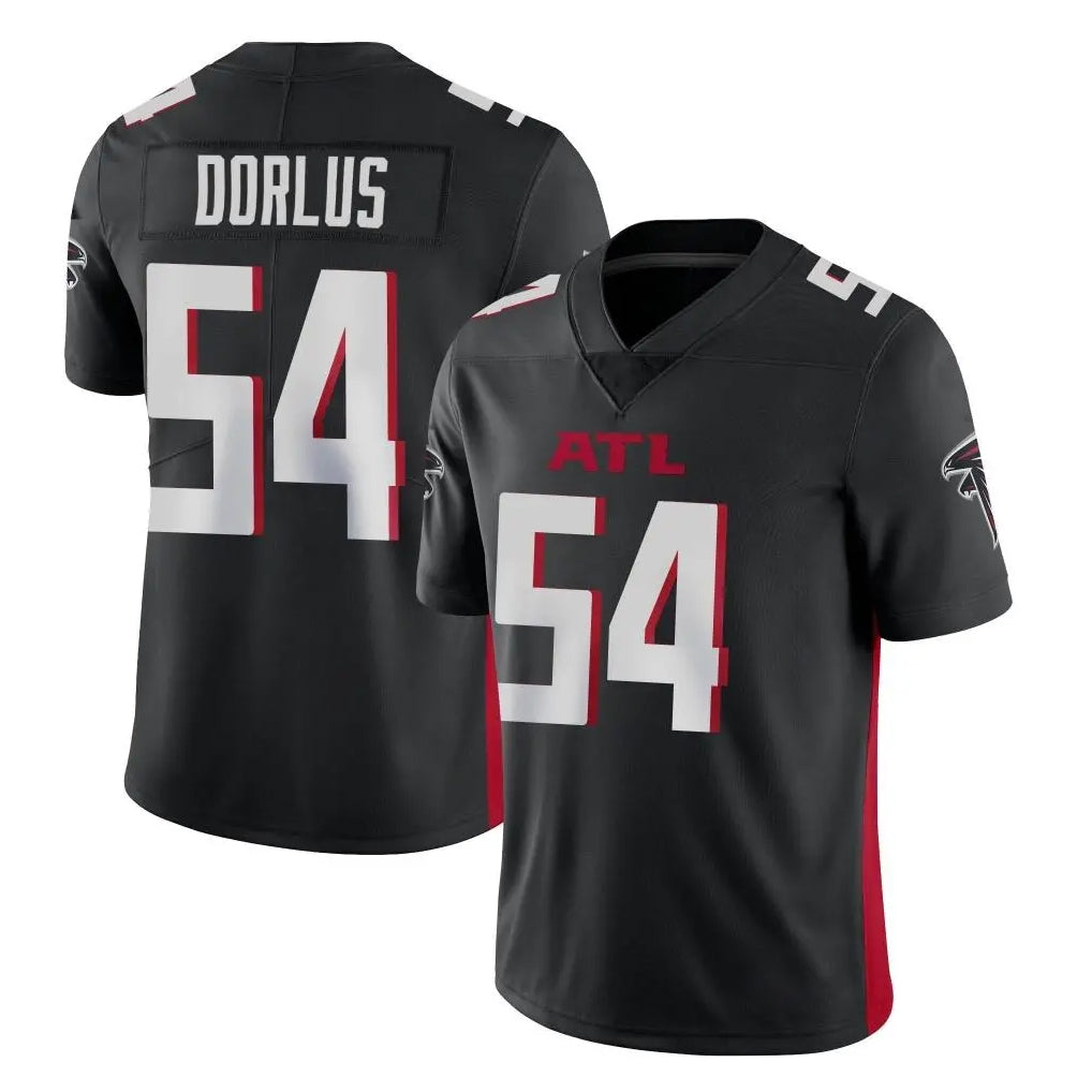 A.Falcons #54 Brandon Dorlus Player Black Vapor Untouchable Limited Home Game CAdoa Stitched Jerseys