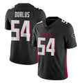A.Falcons #54 Brandon Dorlus Player Black Vapor Untouchable Limited Home Game CAdoa Stitched Jerseys