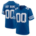 Custom IN.Colts Royal Limited Home Game Any Name & Numbers CAdoa Stitched Jerseys