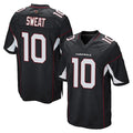 A.Cardinals #10 Josh Sweat Player Black Home Game CAdoa Stitched Jerseys