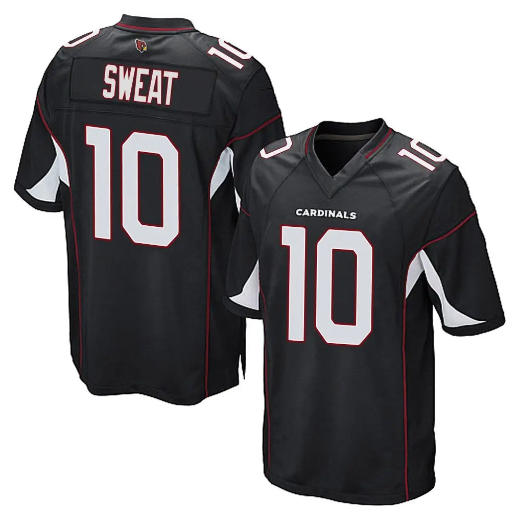 A.Cardinals #10 Josh Sweat Player Black Home Game CAdoa Stitched Jerseys