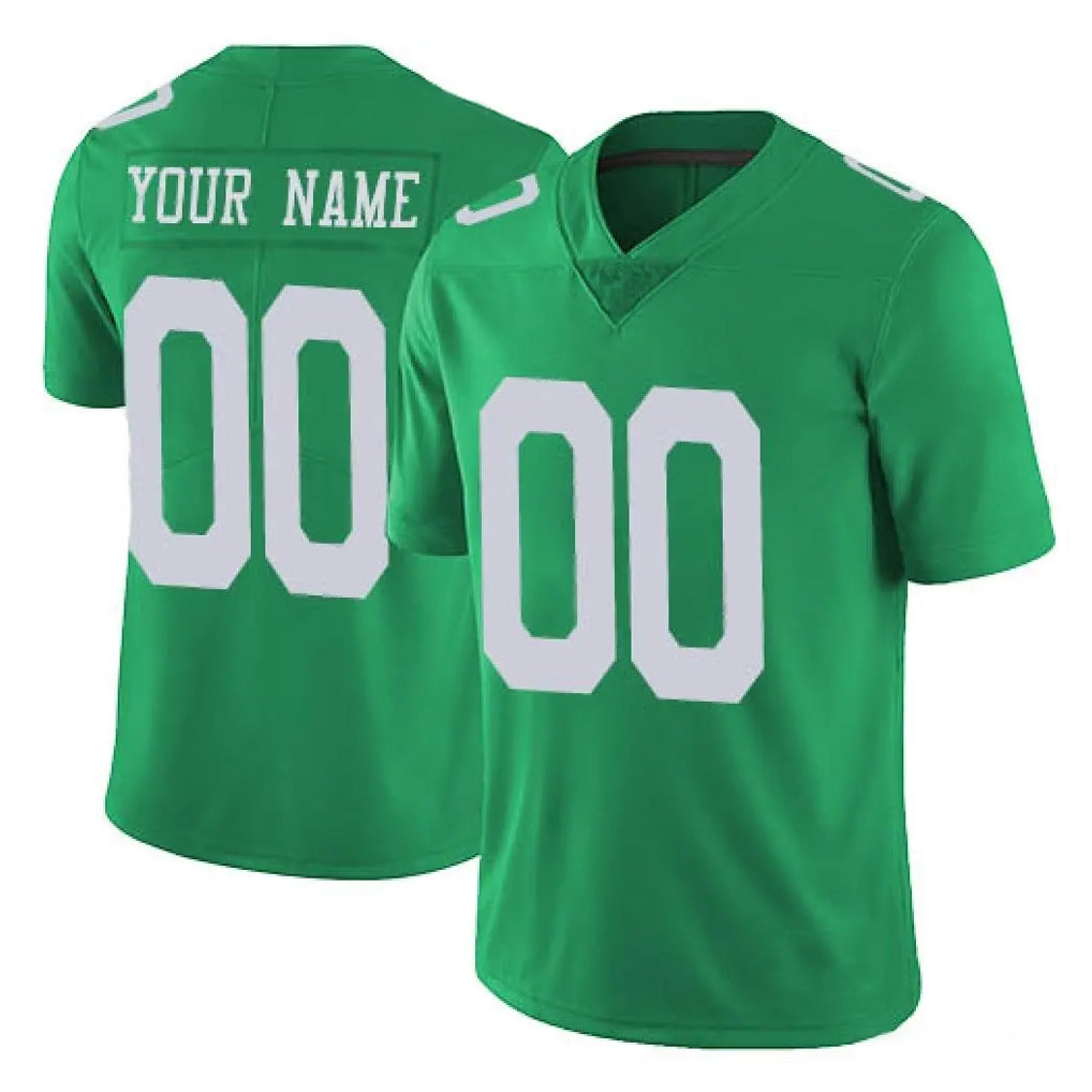 Custom P.Eagles Green Limited Vapor Untouchable Home Game Any Name & Numbers CAdoa Stitched Jerseys