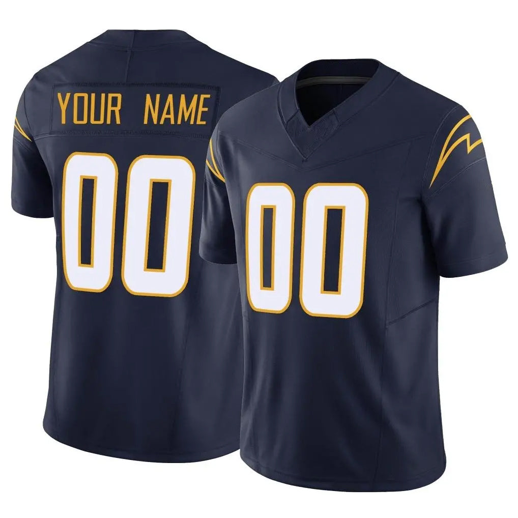 Custom LA.Chargers Navy Limited Vapor F.U.S.E. Home Game Any Name & Numbers CAdoa Stitched Jerseys