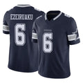 D.Cowboys #6 Donovan Ezeiruaku Player Navy Limited Vapor F.U.S.E. Home Game CAdoa Stitched Jerseys