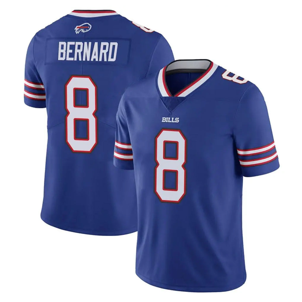 B.Bills #8 Terrel Bernard Player Royal Vapor Untouchable Limited CAdoa Stitched Jerseys