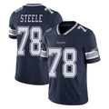 D.Cowboys #78 Terence Steele Player Navy Vapor Untouchable Limited Home Game CAdoa Stitched Jerseys