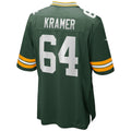 CAdoa GB.Packers #64 Jerry Kramer Green Team Retired Player Game Jersey