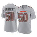 C.Bears #50 Grady Jarrett Player Gray Atmosphere Fashion Game CAdoa Stitched Jerseys