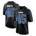 D.Lions #45 Devin White Player Black Fashion Home Game CAdoa Stitched Jerseys