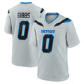 D.Lions #0 Jahmyr Gibbs Player Silver 2026 Rivalries Collection Home Game CAdoa Stitched Jerseys