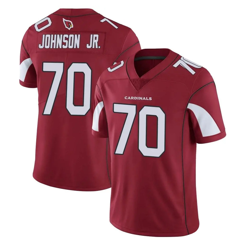 A.Cardinals #70 Paris Johnson Jr. Player Cardinal Vapor Limited Home Game  CAdoa Stitched Jerseys