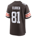 CAdoa C.Browns #81 Luke Floriea Brown Team Game Jersey