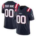 Custom NE.Patriots Navy Limited Vapor Home Game Any Name & Numbers CAdoa Stitched Jerseys